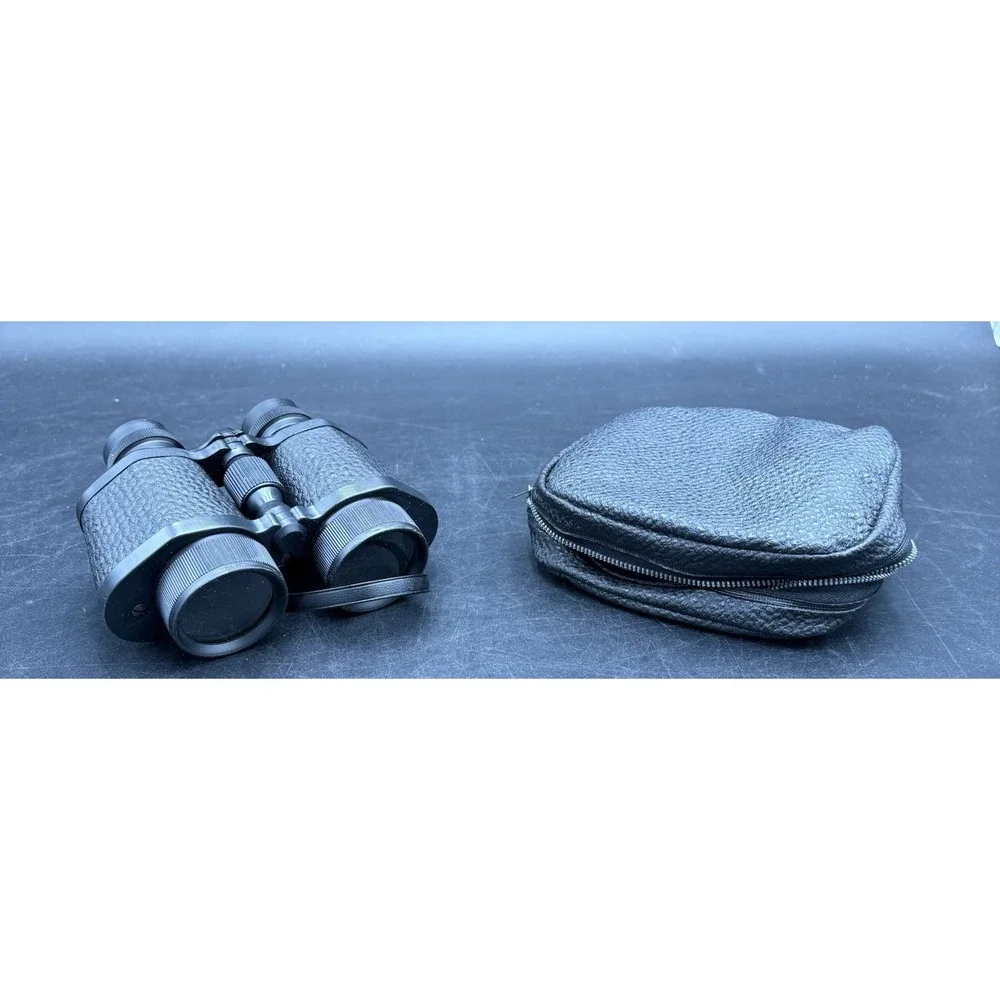 Original Made in Italy Binoculars Panoramic Non Prismatic Vintage w/ Case